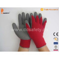 String Knitted Foam Latex Coated Safety Gloves Dkl411